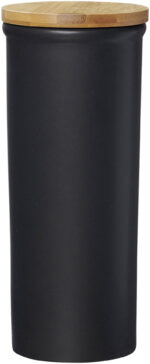 Bewaarpot Jasper, zwart, 1,6 liter