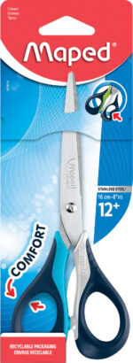 Maped schaar Sensoft 3D, gepunt, lengte: 160 mm, voor rechtshandigen