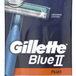 Gillette wegwerpshaarmesjes blauw II plus, 7 stuks