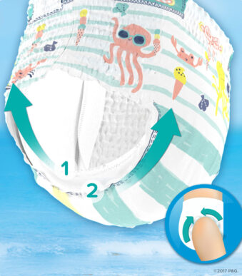 Pampers Zwemluiers Spatters Maat 5-6, Draagverpakking