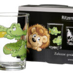 Drinkglazen Happy Dierentuin, set van 3.