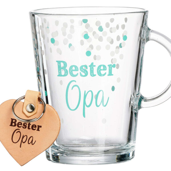 Theekopjes set 'Beste opa', 2-delig