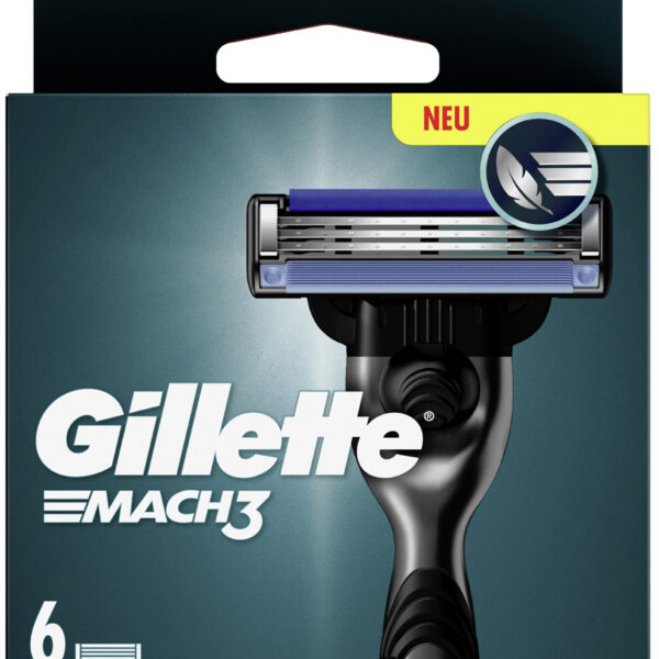 Gillette vervangmesjes Mach3 systeem, 6 stuks