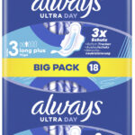 always damesverband Ultra Day, Long Plus, met vleugels, BigPack
