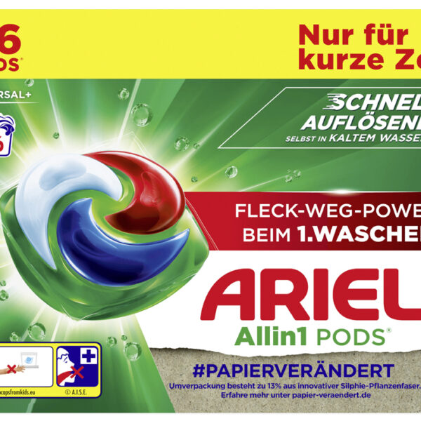 ARIEL wasmiddel Pods All-in-1 Universal+, 76 wasbeurten