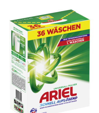 ARIEL waspoeder Universal+, 1,98 kg - 36 wasbeurten