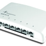 Modulaire patchverdeler categorie 6A, 6x RJ45-poorten
