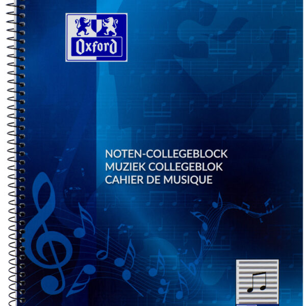 Blocnote Oxford, formaat A4, 50 vellen, gelinieerd met lijnen 14.