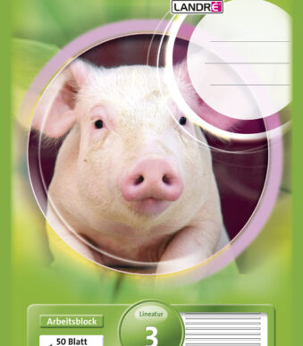 Werkblok 'pro terra' van LANDRÉ, formaat A4, gelinieerd