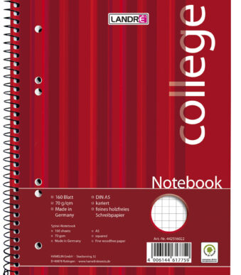 Landré schrijfblok gelinieerd A5-formaat, 160 vellen