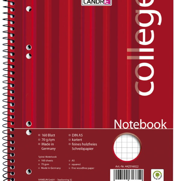 Landré schrijfblok gelinieerd A5-formaat, 160 vellen