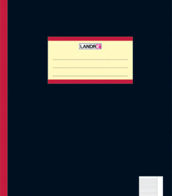 Landré schoolschrift A4, gelinieerd, witte rechtermarge.