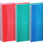 Oxford geruit schrift 'My Colours', formaat A4, 90 vellen