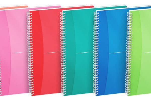 Oxford geruit schrift 'My Colours', formaat A4, 90 vellen