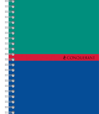 Conqueror Zevengaats Spiraalblok Geruit, 110 x 170 mm, 50 Vel