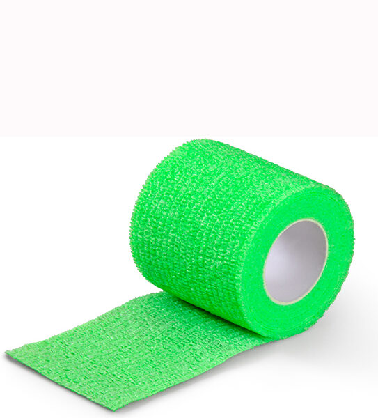 Elastische fixatiezwachtel, 50 mm x 4,5 m, lichtgroen.