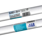 Transparante zelfklevende boekbeschermfolie, 450 mm x 3 m