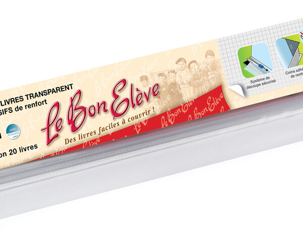 Oxtex transparante beschermfolie voor boeken 'De Brave Leerling', PVC, 450 mm x 10 m