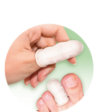 Vingerloze handschoenen, universele maat, wit