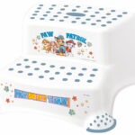 Trapkrukje voor kinderen 'Igor Paw Patrol', twee treden, wit