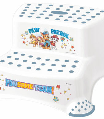 Trapkrukje voor kinderen 'Igor Paw Patrol', twee treden, wit