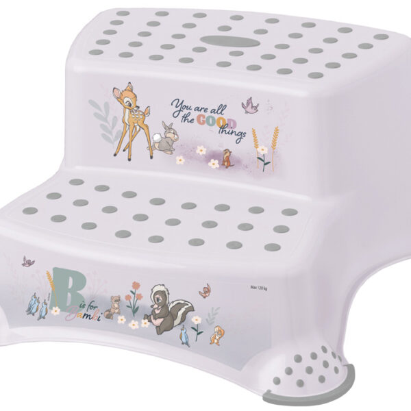 Trapkrukje voor kinderen 'Igor Bambi', tweestaps, wit