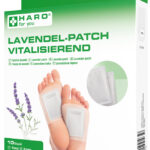 Lavendel voetzoolpleisters, 80 x 60 mm, wit