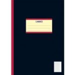 Gelinieerd A4-schrift met 9 cm rechterrand