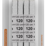 Sportveters, plat, 120 cm, wit