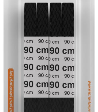 Platte sportveters, 900 mm, zwart