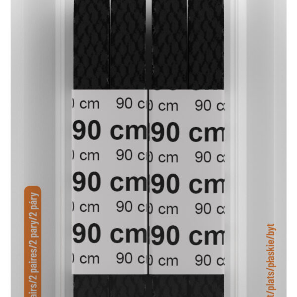 Platte sportveters, 900 mm, zwart