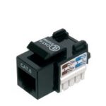 Ongekerfde modulaire connector categorie 6, klasse E.