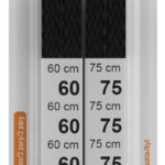 Haro stijve platte veters, 600/750 mm, zwart