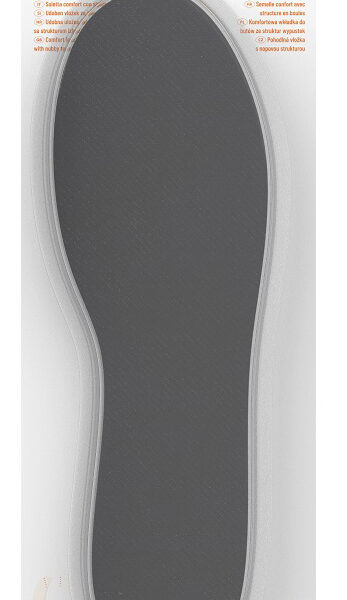 Inlegzool Comfort met Nobbelige Structuur, Maat: 41-46