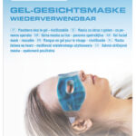 Herbruikbaar blauwe gelgezichtsmasker