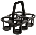 Draagruimer 'paco', voor 6 flessen, grafietkleur