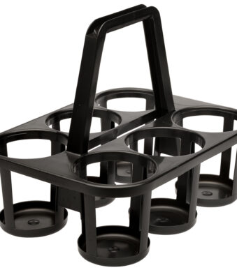 Draagruimer 'paco', voor 6 flessen, grafietkleur