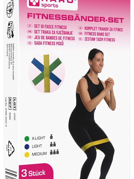 Hardloopbanden set, licht - medium, 3 stuks