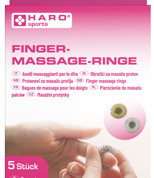 Vingermassagering set van 5, koolstofstaal