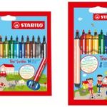 Stabilo stiftenset viltstiften, etui met 14