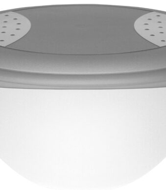 Saladeschaal 'Sandra' met deksel, 6 liter, grijs