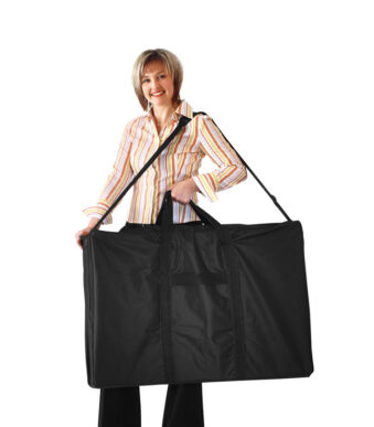 Presentatiebord, opvouwbaar, blauw.