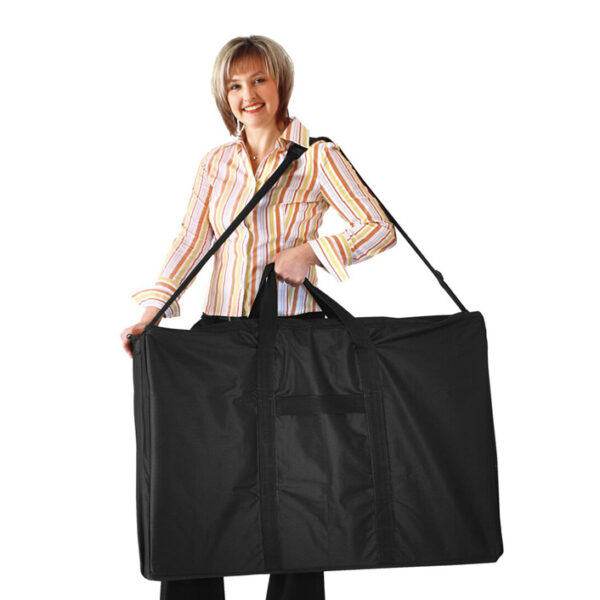 Presentatiebord, opvouwbaar, blauw.