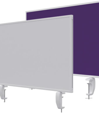 Magnetische tafelbescherming VarioPin, 800 x 500 mm, paars