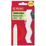 Krijtjes voor wandbord, wit, doos met 12 stuks