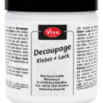 Lijm en lak voor decoupagetechniek, transparant, 250 ml