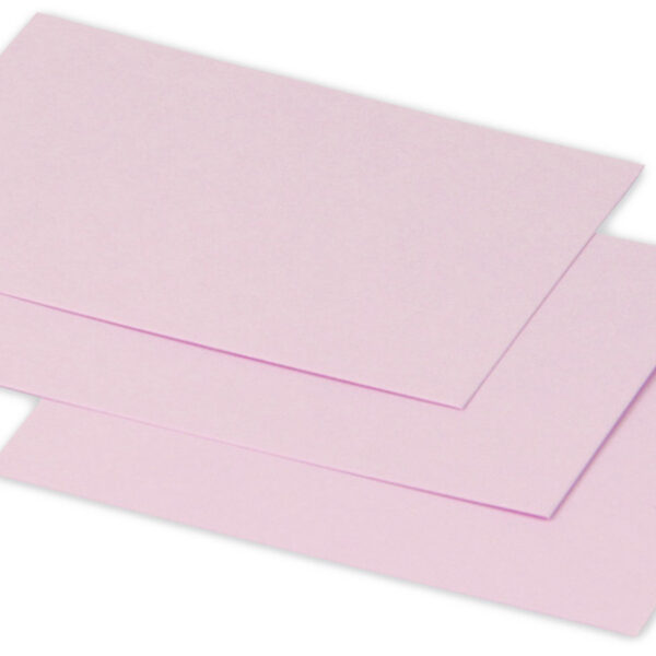Clairefontaine Kleine Kaarten 70 x 95 mm, Bonbonroze