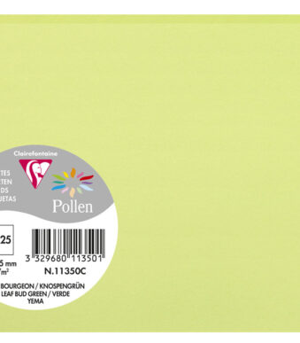 Stofwolken door Clairefontaine enveloppe C6, knopmosgroen.