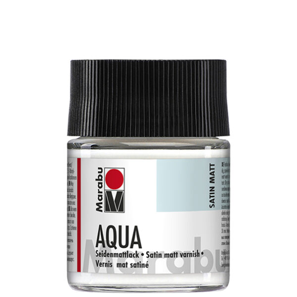Marabu zijdematte acryllak, 50 ml, in glas