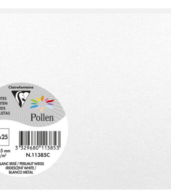 Parelmoeren envelop C6 van Clairefontaine